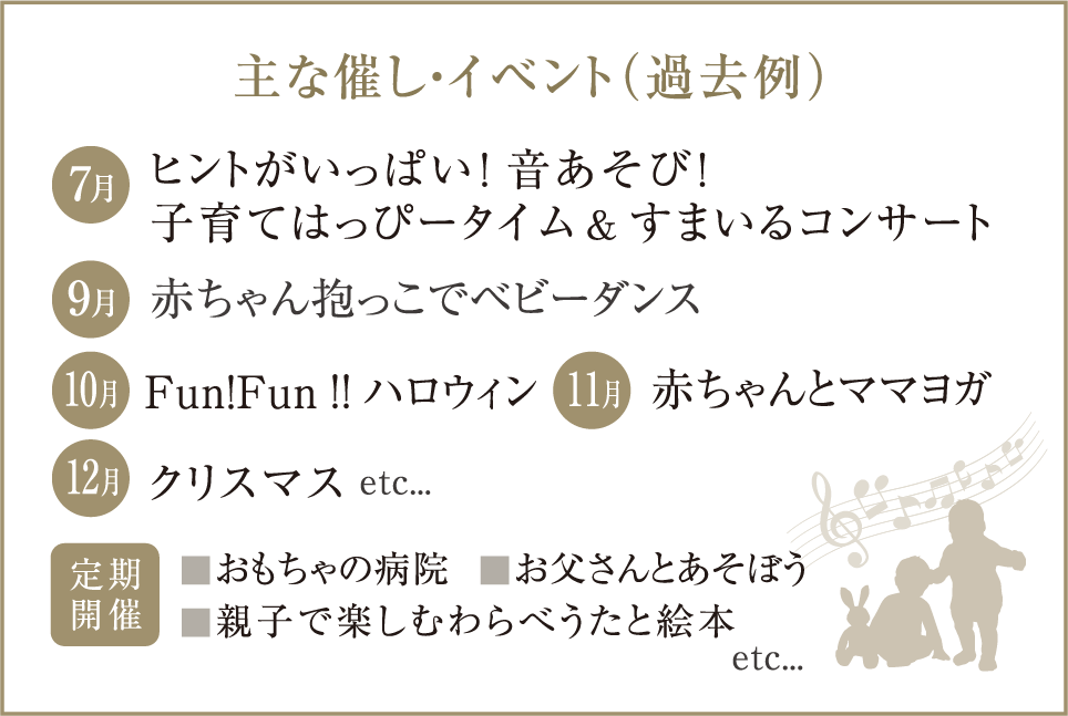 主な催し・イベント（過去例）